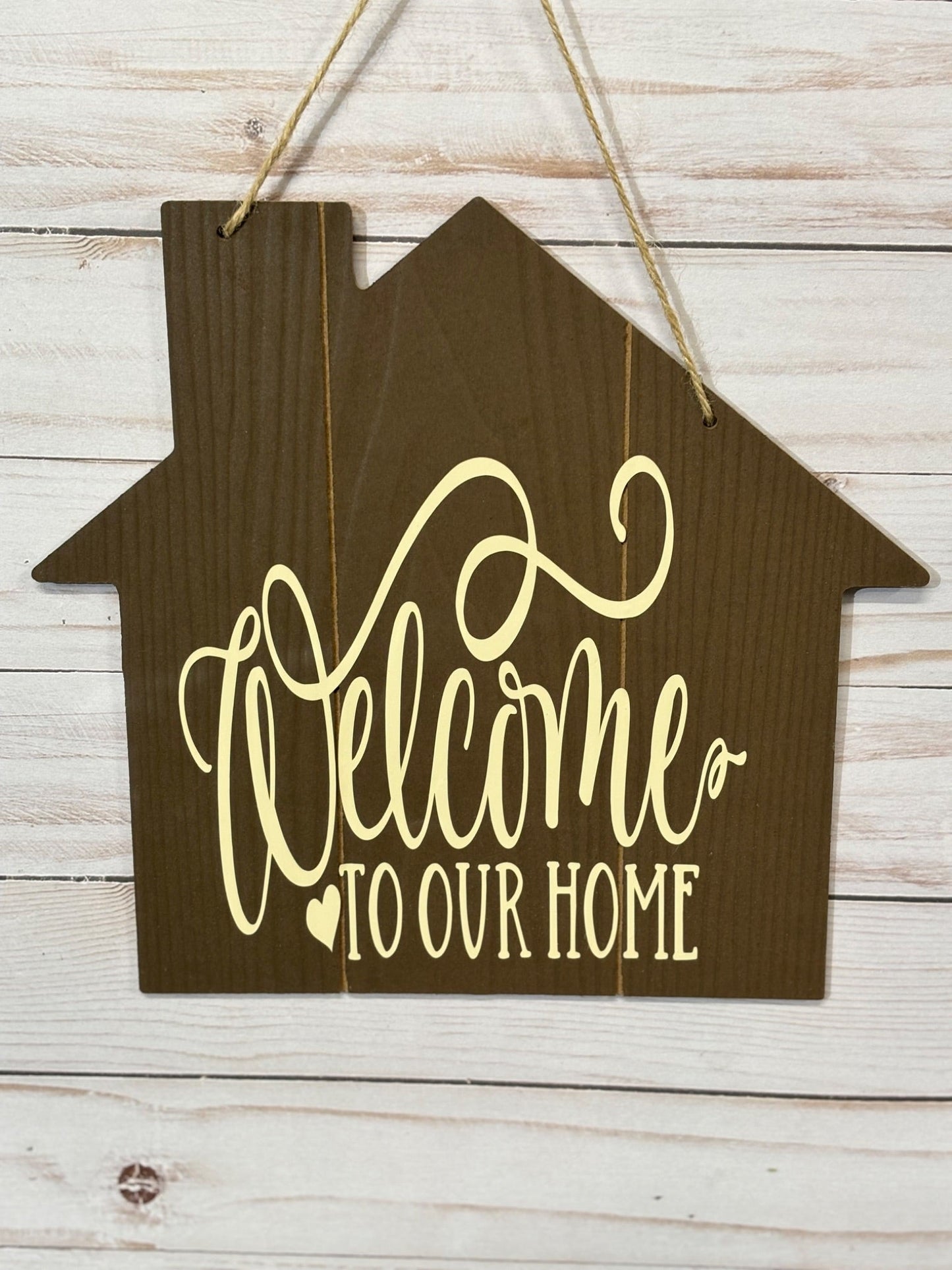 “Welcome” House Sign  - 3