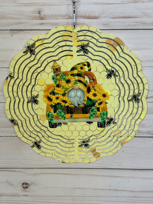 Sunflower Bees Windspinner - 1