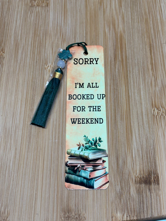 Booked Up Bookmark - 1