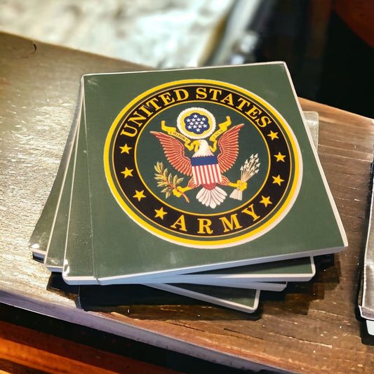 United States Army Style Coasters - Set of 4 - 1