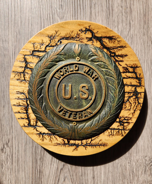 US World War Veteran Plaque - 1