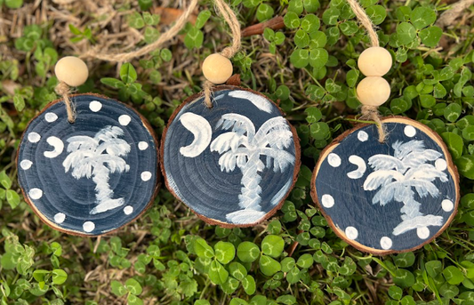 Palm Tree Ornaments/Tags - 1