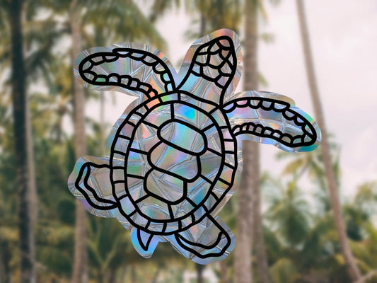 Sea Turtle Suncatcher Window Cling - 1