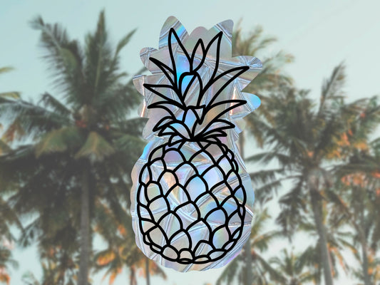 Pineapple Window cling suncatcher - 1