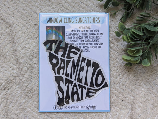 The Palmetto State window cling suncatcher - 1