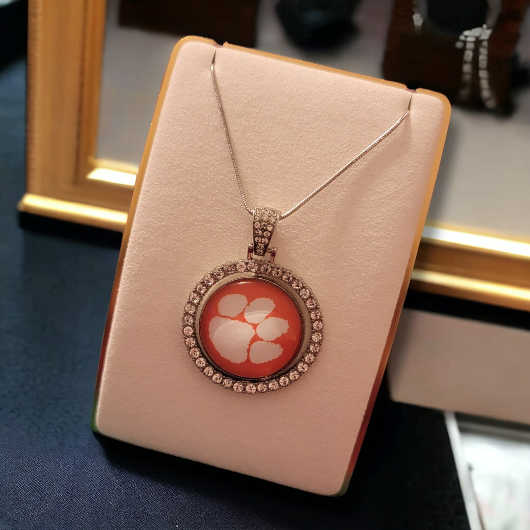 Clemson Circle Shaped Necklace - 1