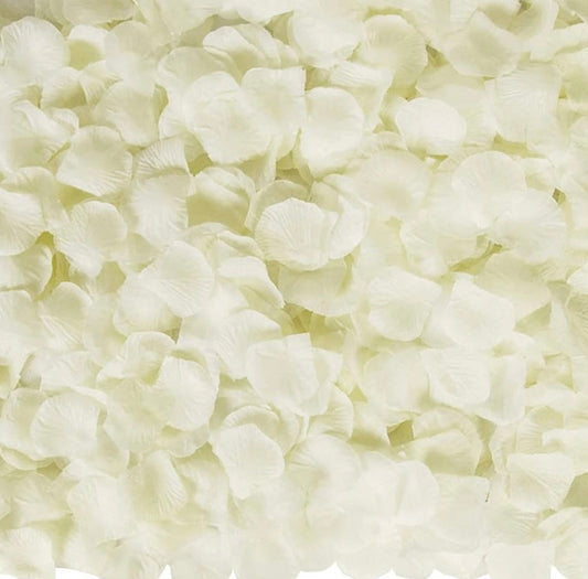 Wedding Decor / Ivory Rose Petals - 1