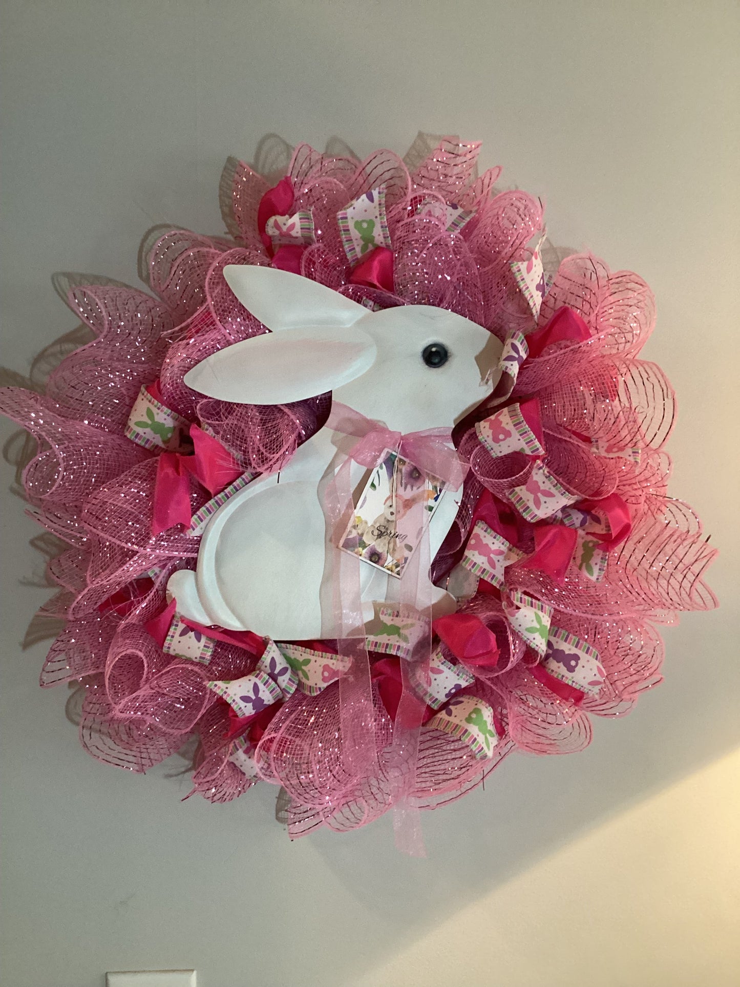 20" Mesh Wreaths Spring Easter - 2