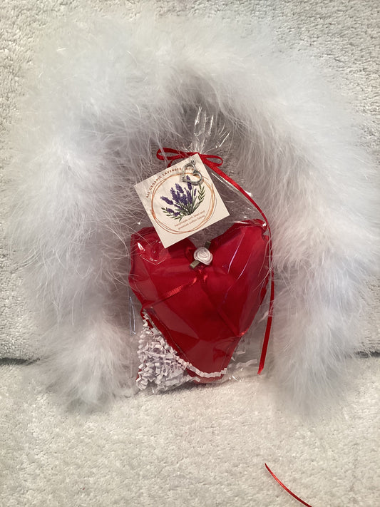 Red Heart Lavender Sachet - 1